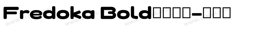 Fredoka Bold字体下载字体转换